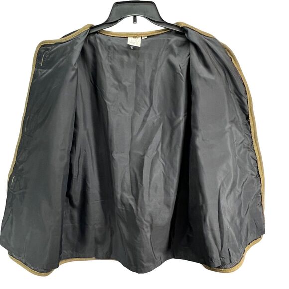 Parsley & Sage Sweater Jacket Womens S Black Multi Wool Patchwork Artful Cottage - Picture 6 of 16